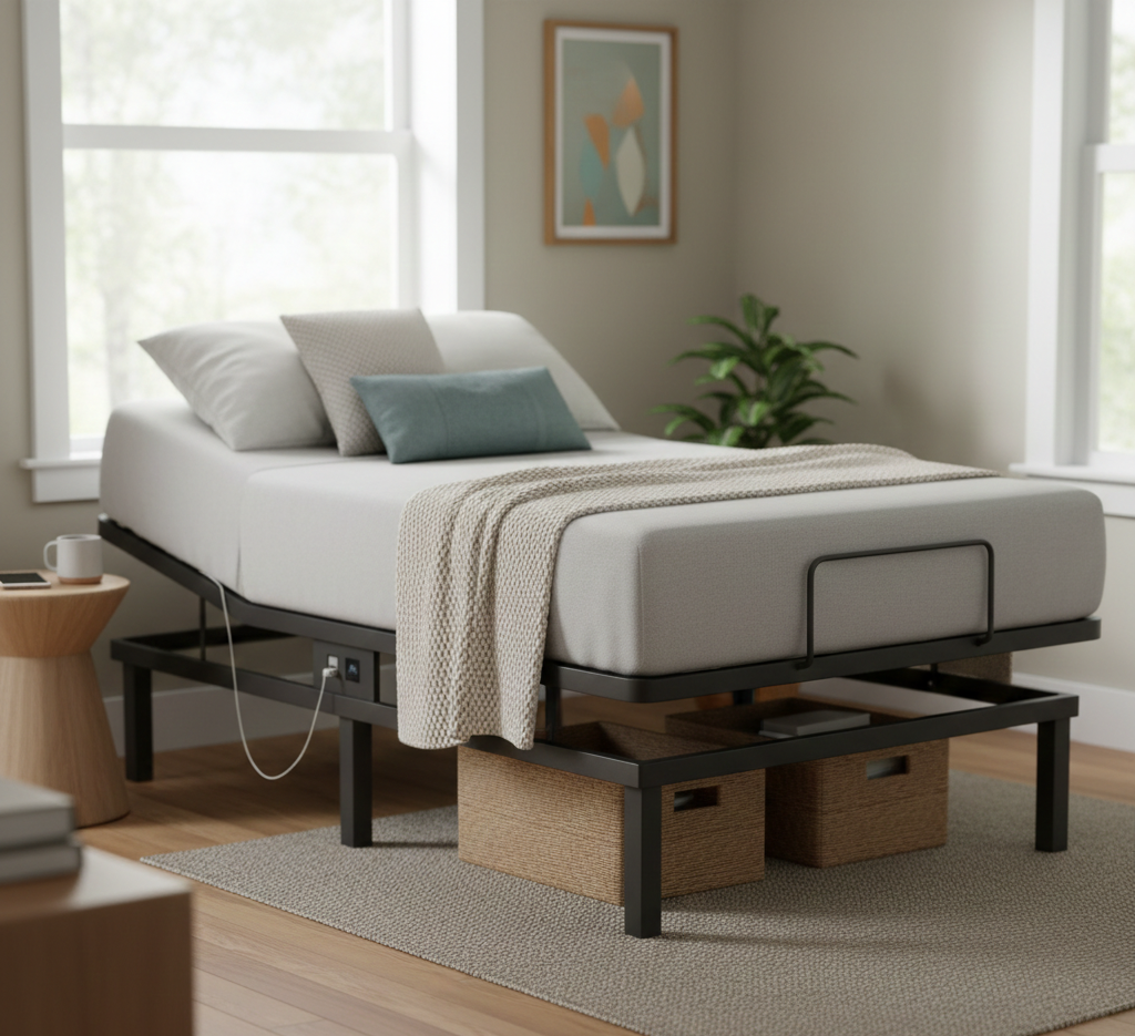 best adjustable bed bases for small bedrooms