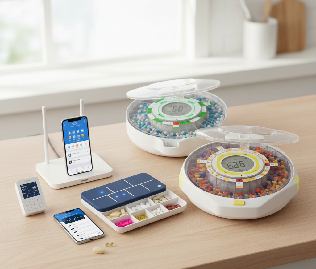 best smart medication dispensers with alarms